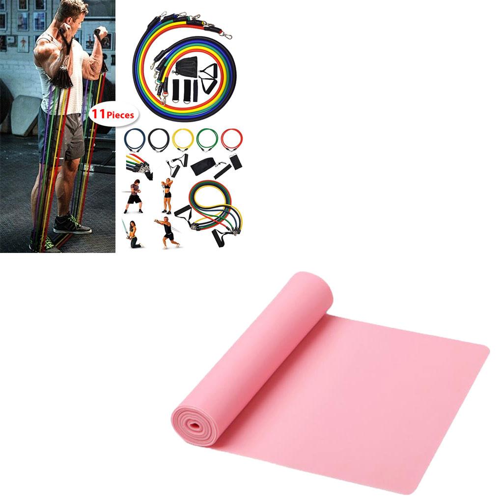 12 Pieces Elastic Resistance Bands Set Workout Bands Gym Yoga Fitness Supplies