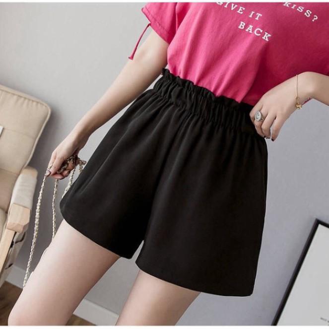 Quần short lưng thun cạp cao freesize nhiều màu CRQ029