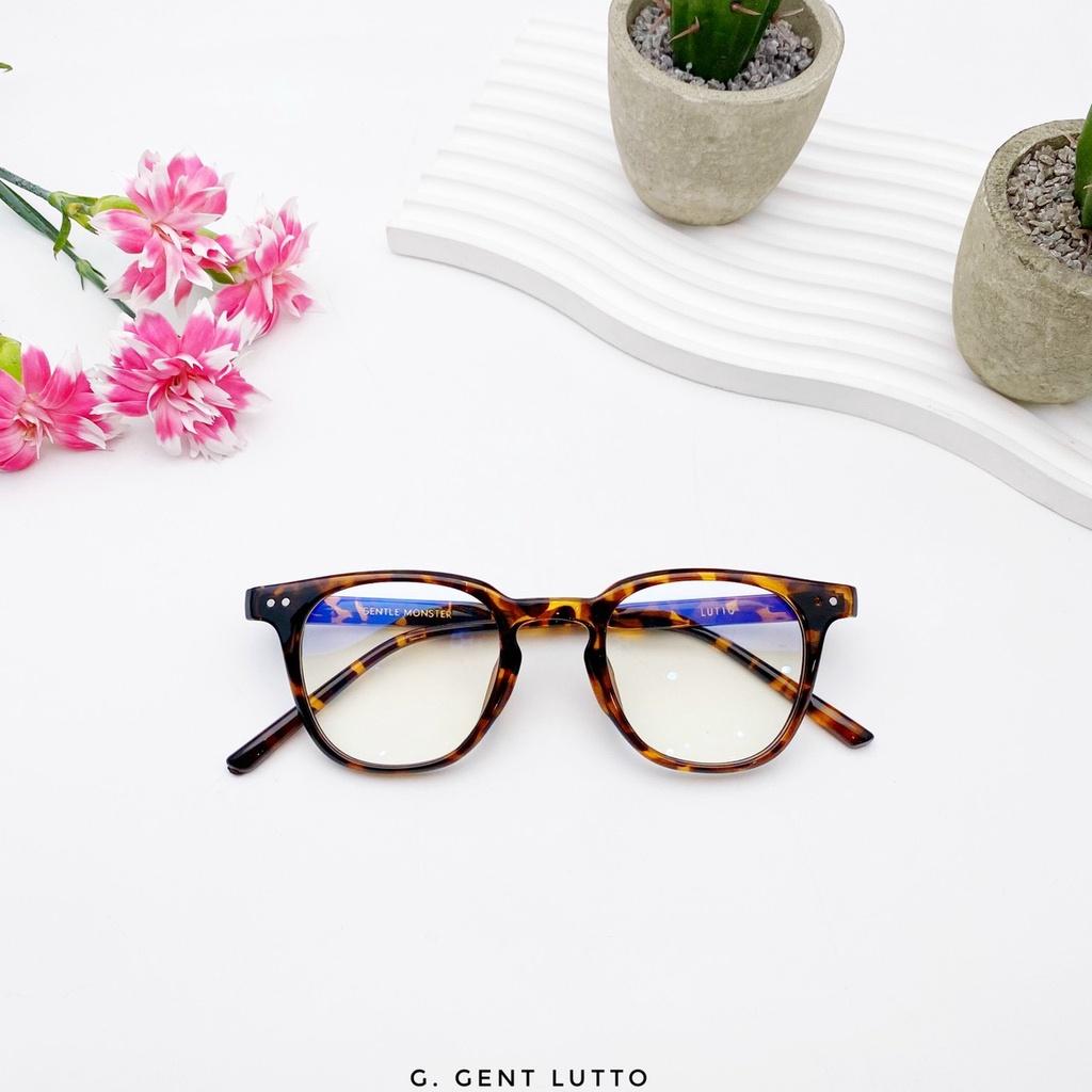 SALE Gọng kính quốc dân nam nữ dáng tròn nhựa dẻo tr90 Lutto -TAD Accessories FS4 - Ghi