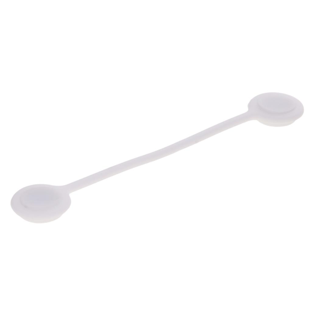 Magnetic Cord Winder Wrap for Headphones/ Date USB Cable, Cute Candy Color Soft Silicone Earphone Cable Cord Organizer ,Also Use As Bookmarks/ Keychain Stick on Whiteboard or Refrigerator