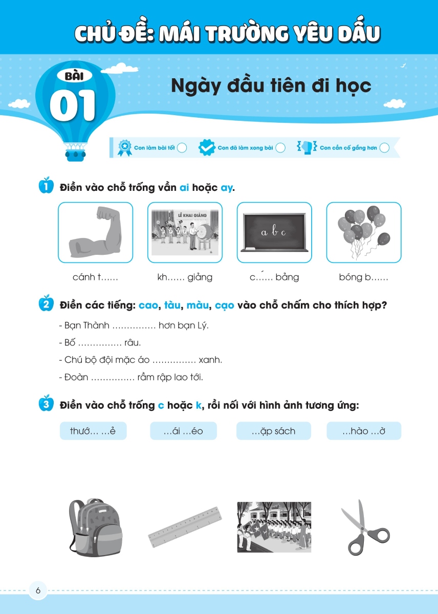 Vở Luyện Viết Chính Tả Lớp 1 - Âm - Vần - Dấu Thanh_MEGA