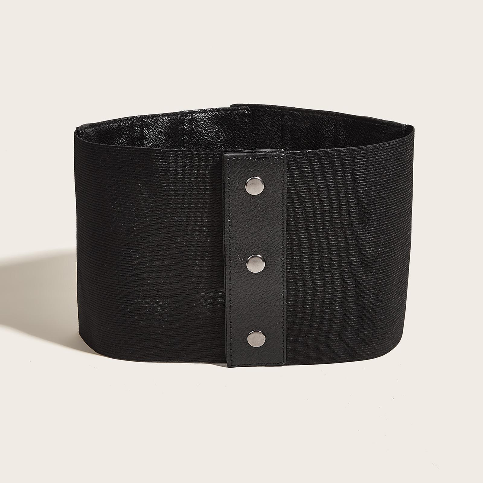 Fashion  Corset Waist Training PU Leather Women Elastic Waist Belt