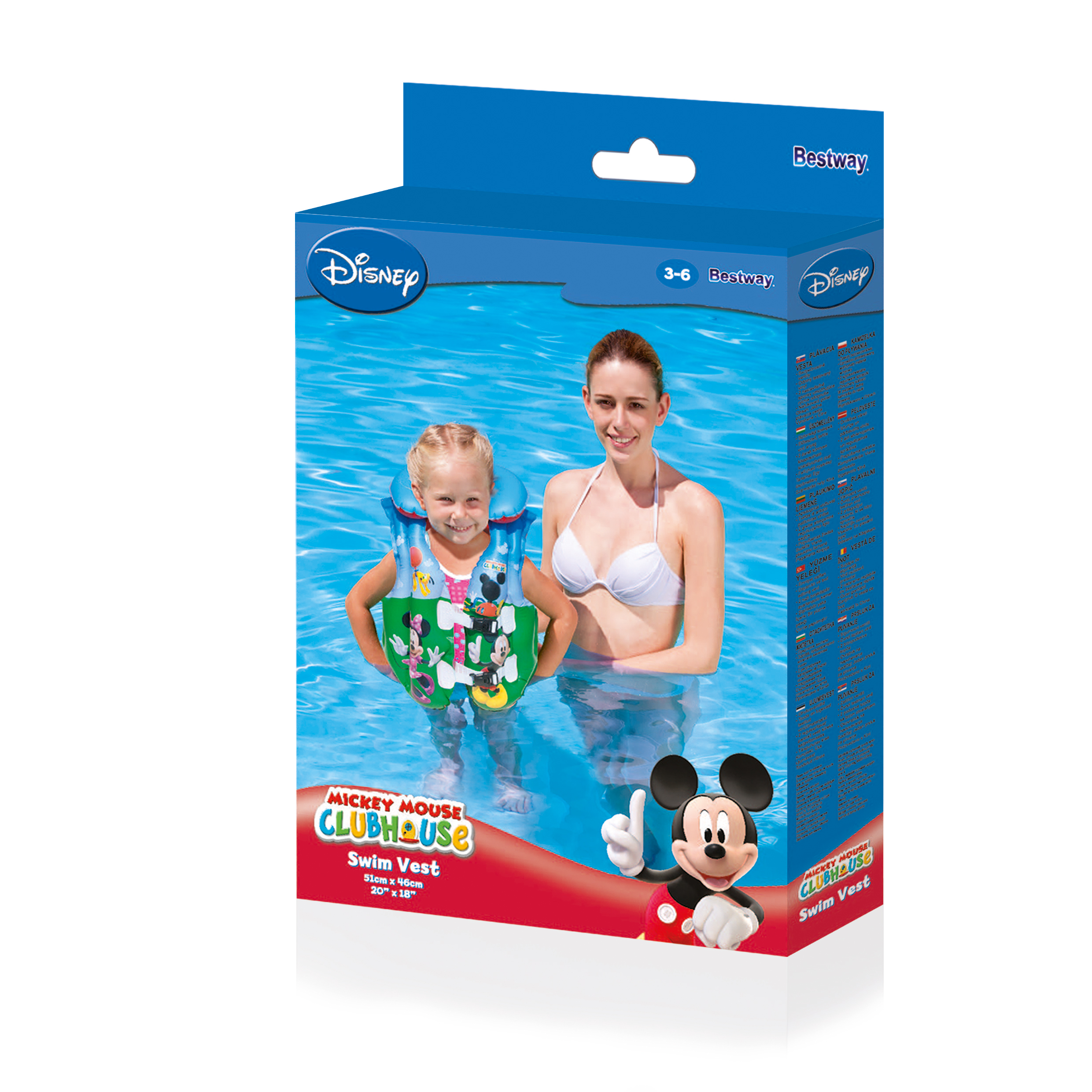 Áo Phao Bestway Mickey 91030 cho bé 3-6 tuổi