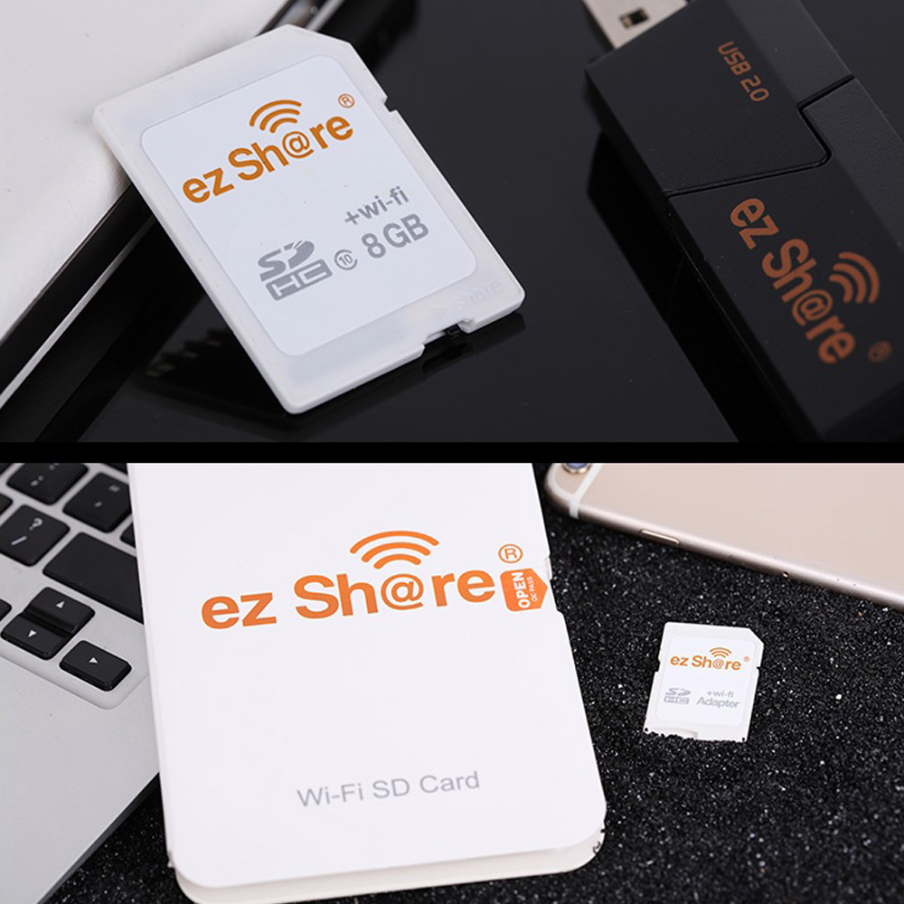 Thẻ SD Không dây WiFi Flash Class 10 32GB Thay thế cho Canon / Nikon / Sony EZ