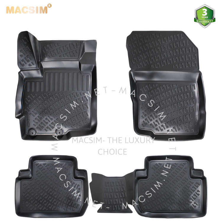 Thảm lót sàn ô tô nhựa TPU Silicon Mitsubishi ATTRAGE 2014 đến nay Nhãn hiệu Macsim