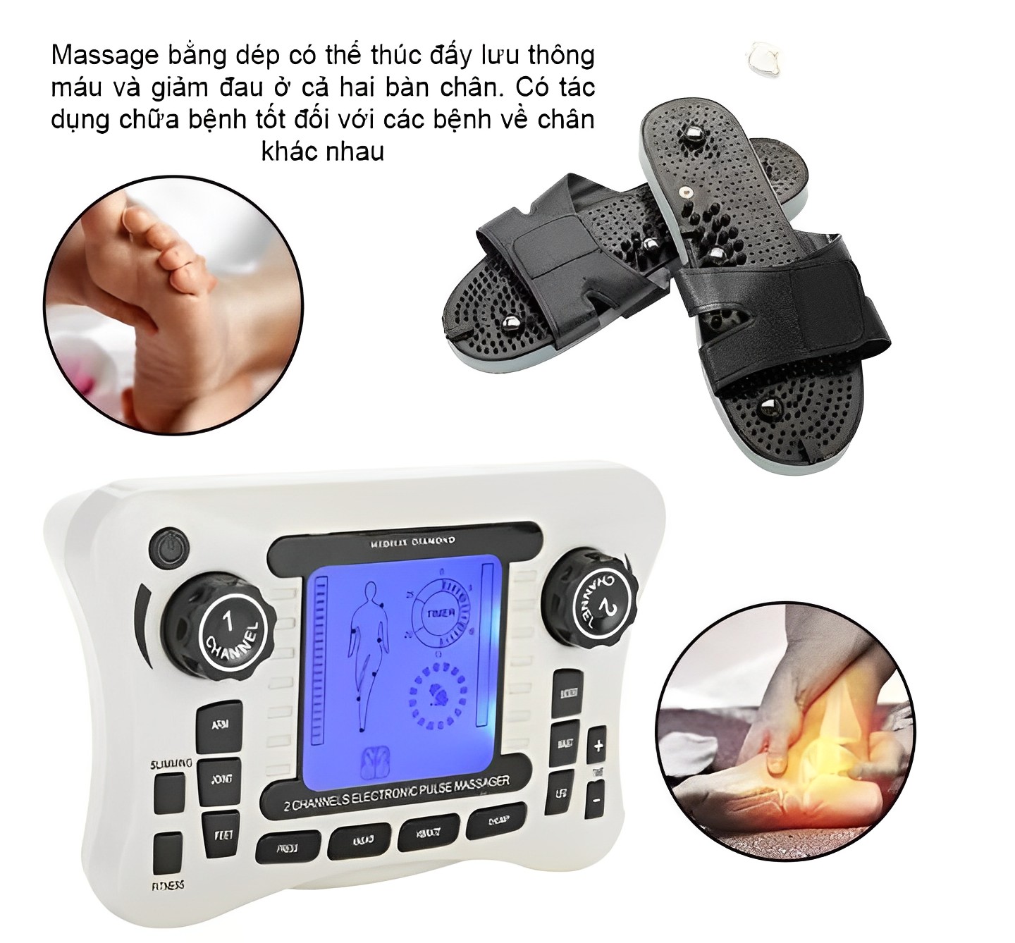 Máy xung điện vật lý trị liệu SYK-308,máy massage xung điện,máy điện xung trị liệu ,matxa châm cứu ,bấm huyệt tác động sâu vào các cơ giảm đau nhức cơ thể