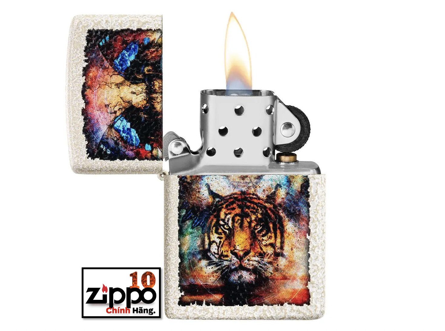 Bật lửa Zippo 49579 Tiger Design - Chính hãng 100%