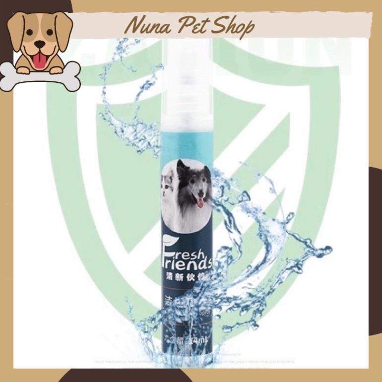 Xịt thơm miệng cho chó mèo Fresh Friend 14ml