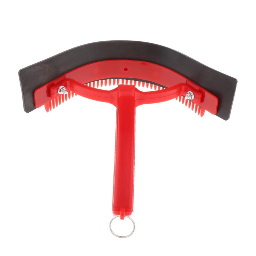 2 in 1 Portable Sweat Scraper Combo Kit Grooming Tool with Anti-slip Handle