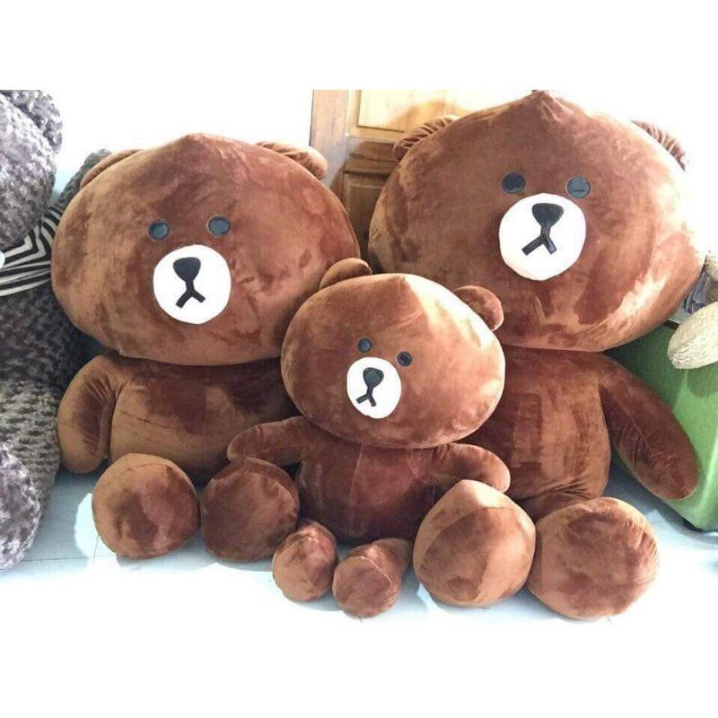 Gấu Brown khổ vải 80cm