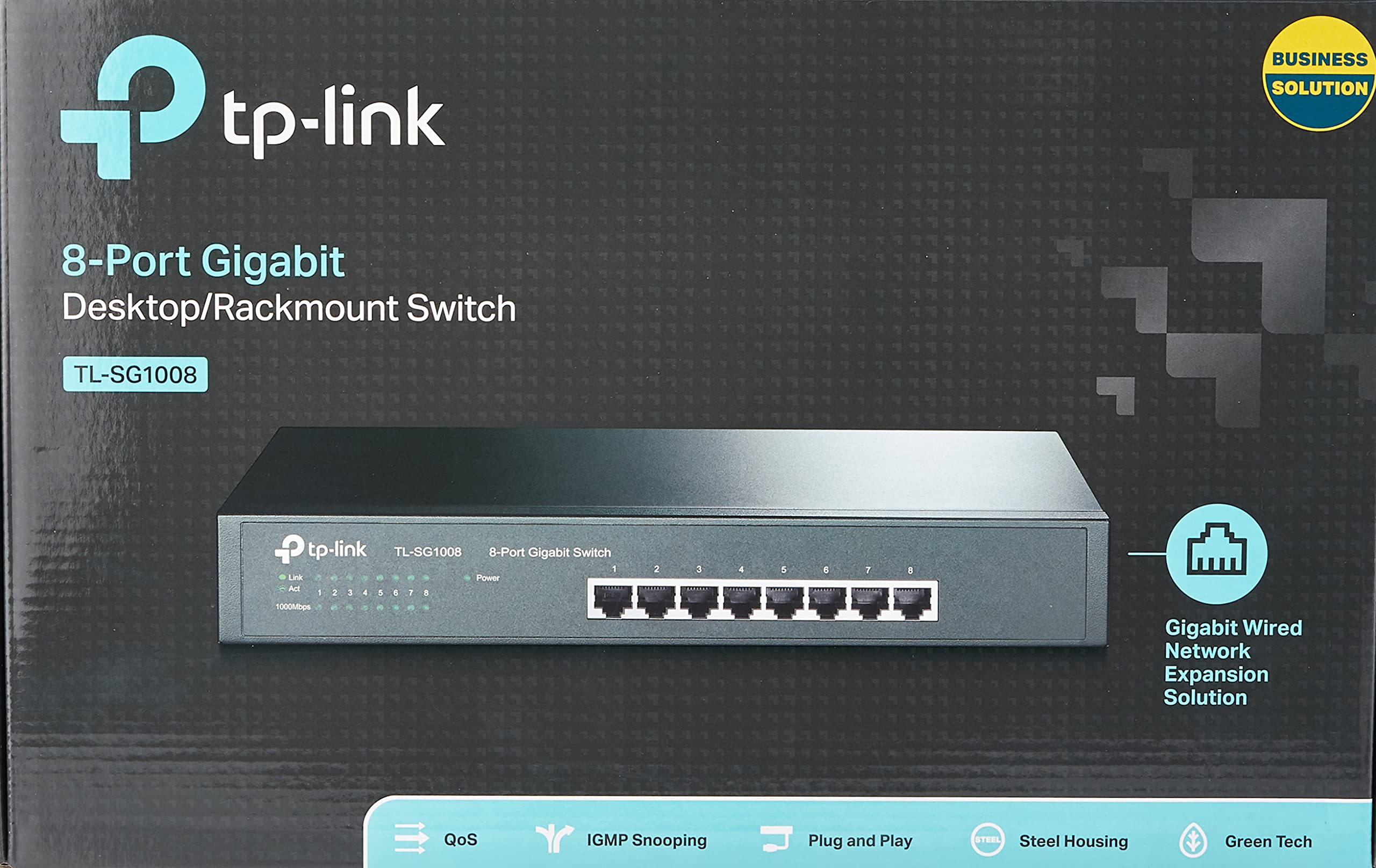 8-Port Gigabit Switch TP-LINK TL-SG1008-hàng chính hãng