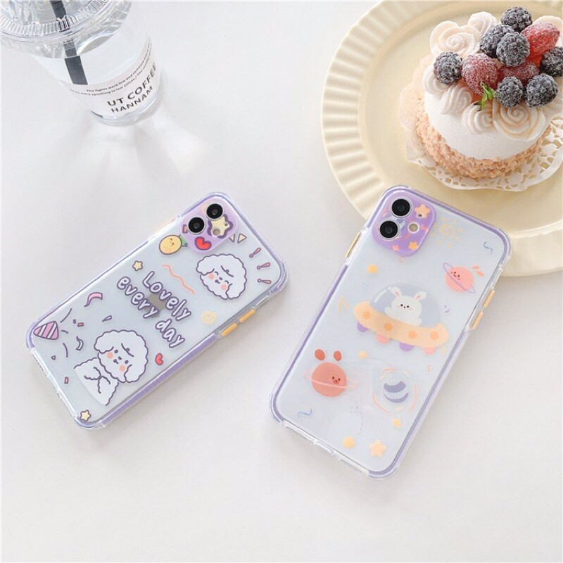 Ốp Lưng iPhone Viền Chống Trượt Lovely Everyday Dành Cho iPhone 6 / 6 Plus / 7 / 7 Plus / 8 / 8 Plus / X / Xs / Xs Max / 11 / 11 Pro / 11 Pro Max / 12 / 12 Pro / 12 Pro Max