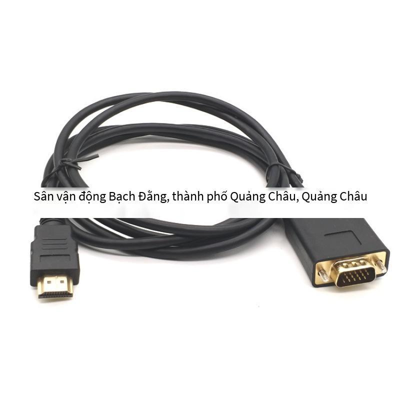 Cáp HDMI sang VGA phong cách mới nhất không có card đồ họa chuyển đổi âm thanh HD cáp hdmi sang vga giao diện máy tính xách tay