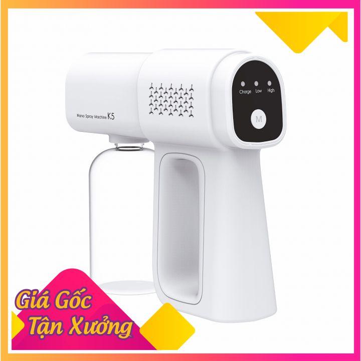 Máy Khử Khuẩn Cầm Tay Máy Xịt Khuẩn Nano Spray K5 Có Đèn Led