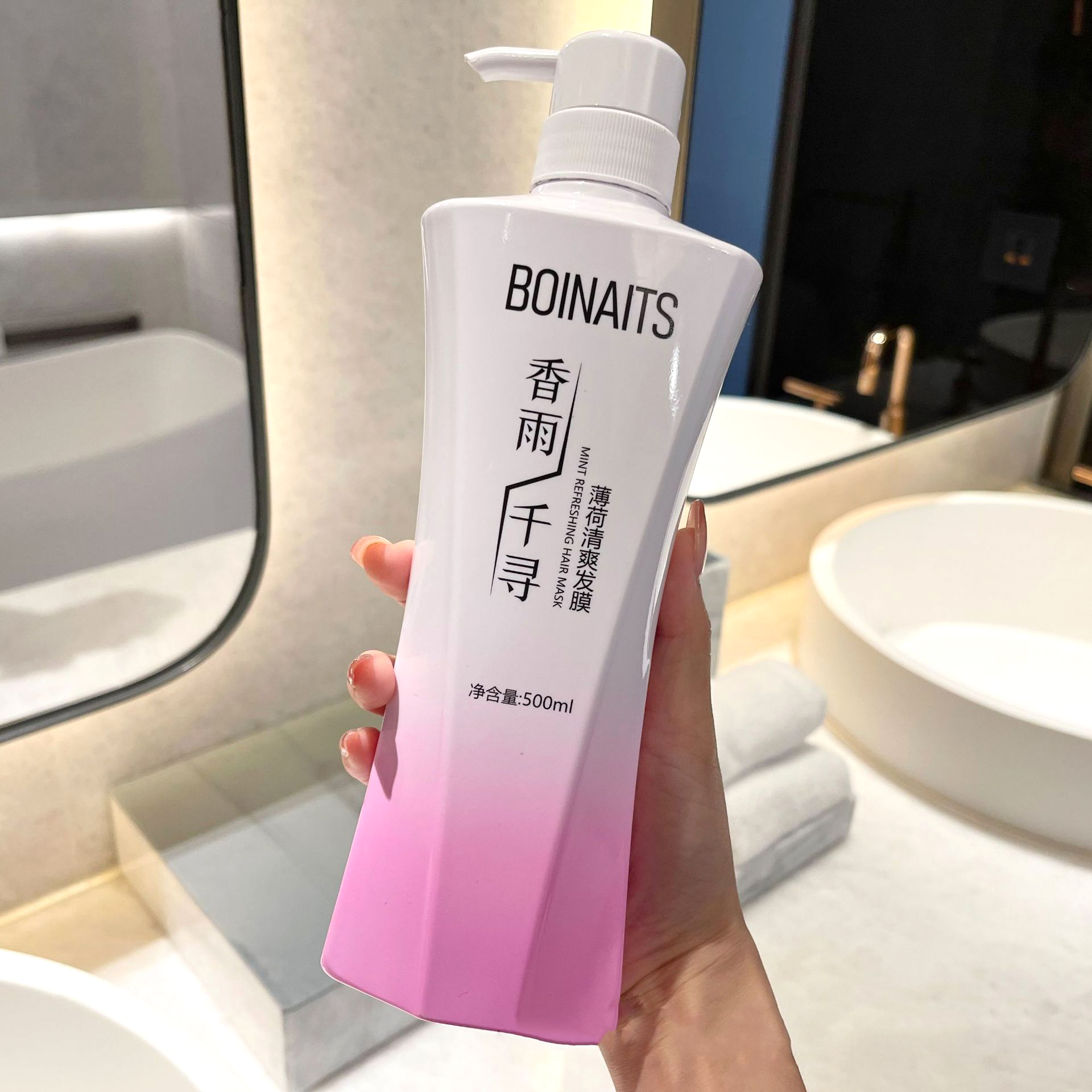 Dầu gội xả Boinaits Hair Salon 500ml, phục hồi chống rụng kích mọc tóc 500ml