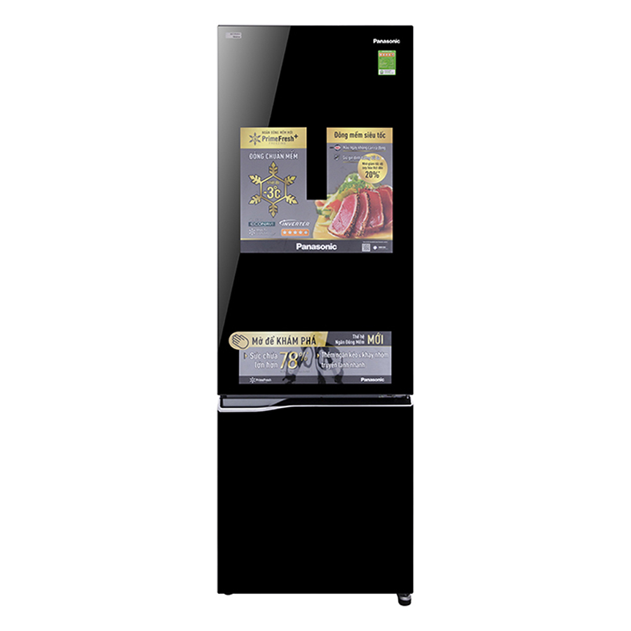 Tủ Lạnh Inverter Panasonic NR-BC369QKV2 (322L) - Hàng chính hãng