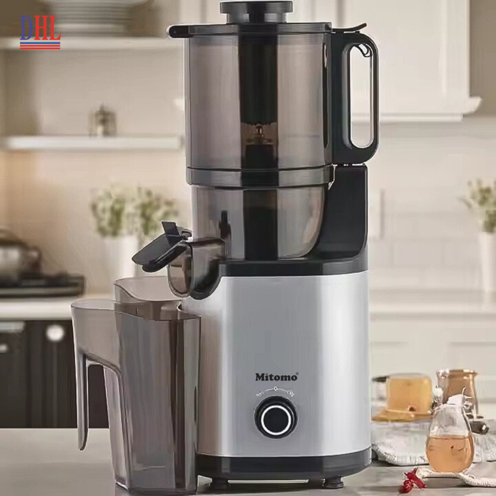 Máy Ép Chậm, Máy Ép Trái Cây Công Nghiệp Mitomo KJ3081 Kiệt Bã - Hàng Chính Hãng Bảo Hành 3 Năm