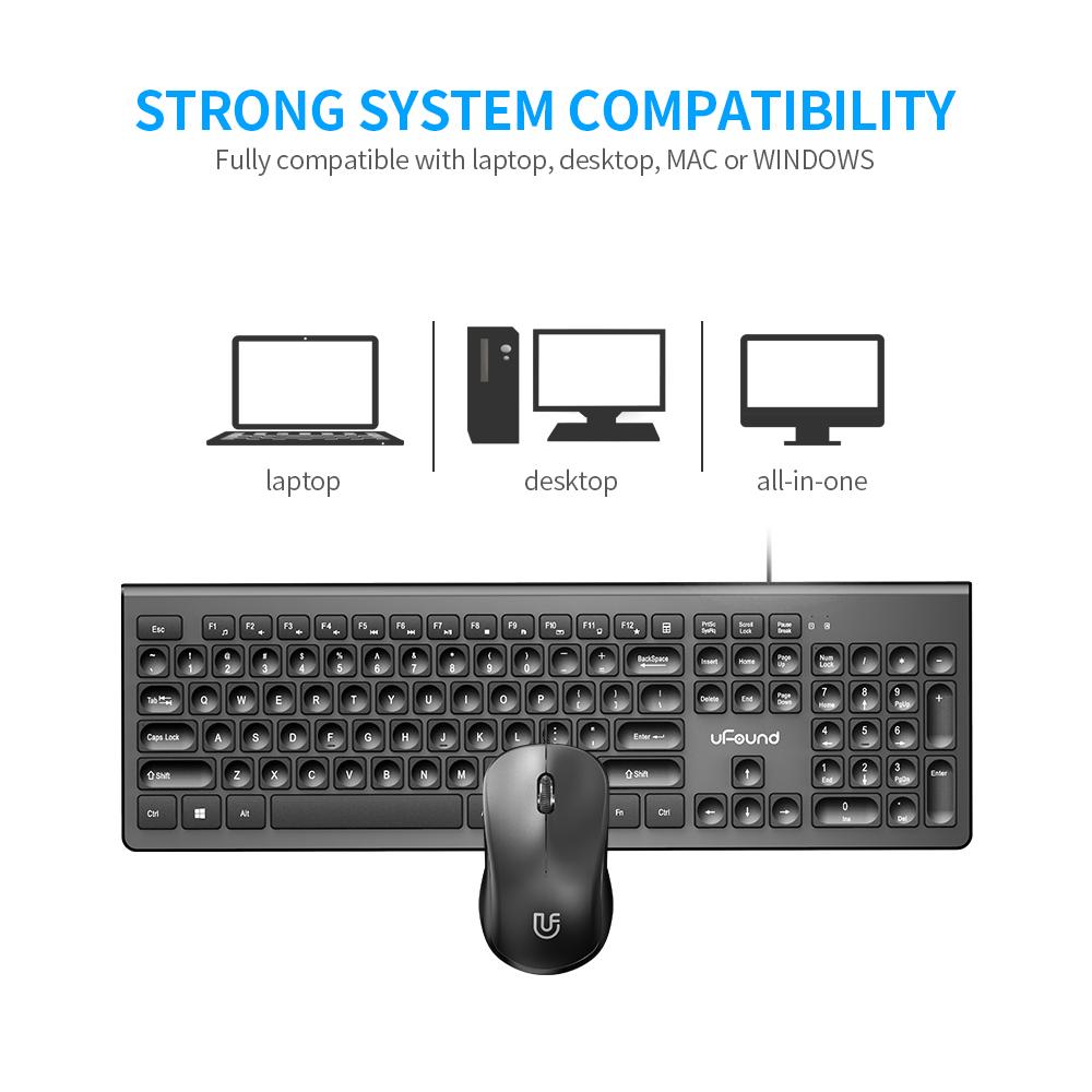 Chuột và Bàn phím U-762 có dây USB