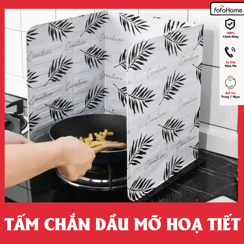 Tấm Chắn Dầu Mỡ Bếp Gas In Hoạ Tiết 3D Cao Cấp, Chịu Nhiệt Tốt An Toàn Với Người Sử Dụng Giao Hoạ Tiết Ngẫu Nhiên