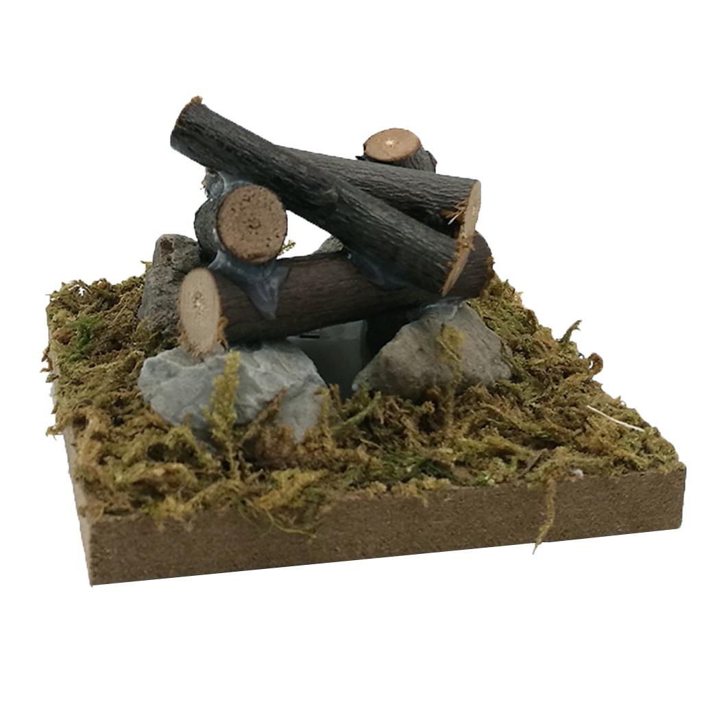 Mini Garden Building Micro Landscape for 1:12 Dollhouse Home Yard Decoration