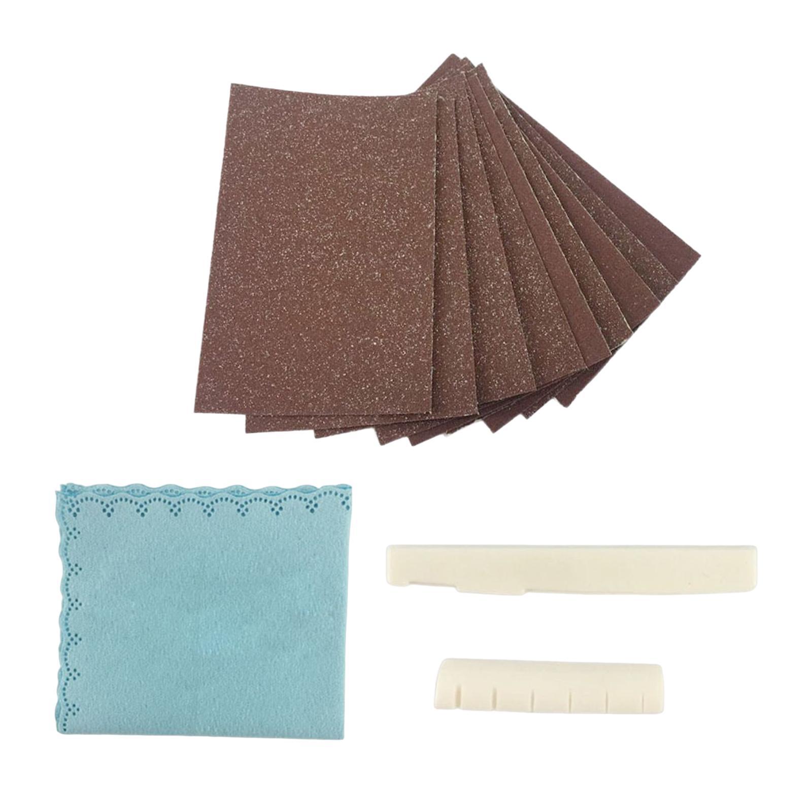 Acoustic Guitar Tools Guitar files Guitar Fingerboard Luthier Tool Set for Nut Sand Paper