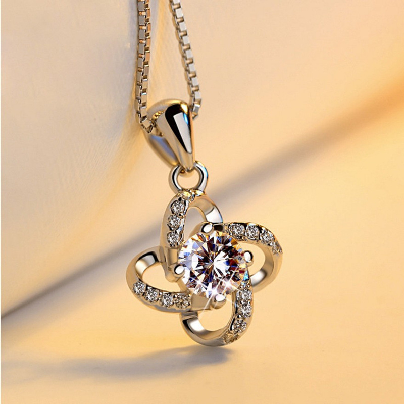 Dây Chuyền Nữ S925 Nạm Đá Zircon Lấp Lánh Siêu Đẹp - DC0000005