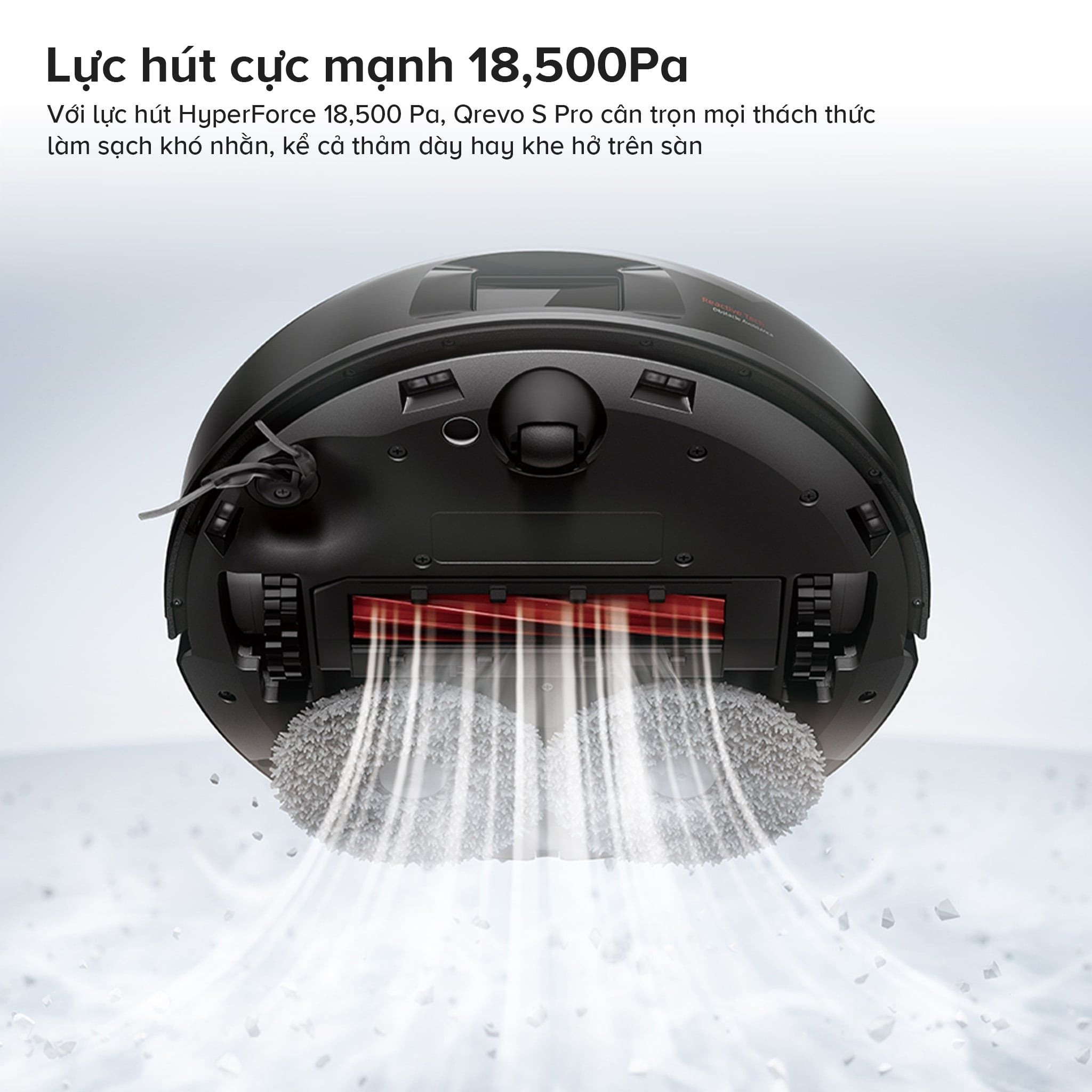 [Bảo Hành 24T] Robot Hút Bụi Lau Nhà Roborock QRevo S Pro Lực Hút 18.500 Pa - Hàng Chính Hãng