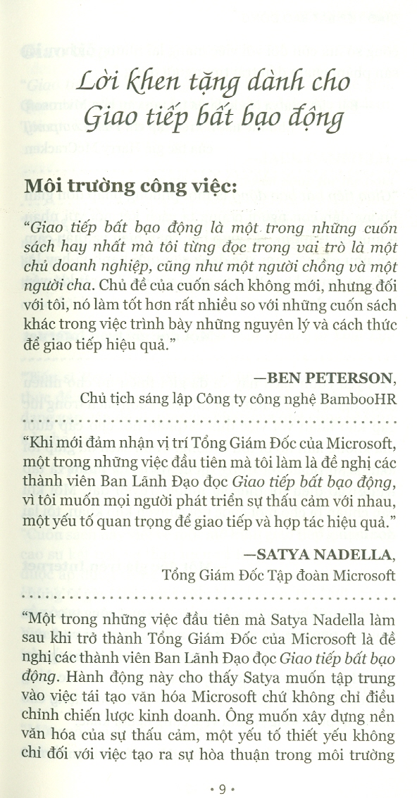 GIAO TIẾP BẤT BẠO ĐỘNG (Nonviolent Communication) - Marshall B. Rosenberg, Ph.D - Lê Nguyễn Trần Huỳnh dịch - Tái bản 2023 - (bìa mềm)