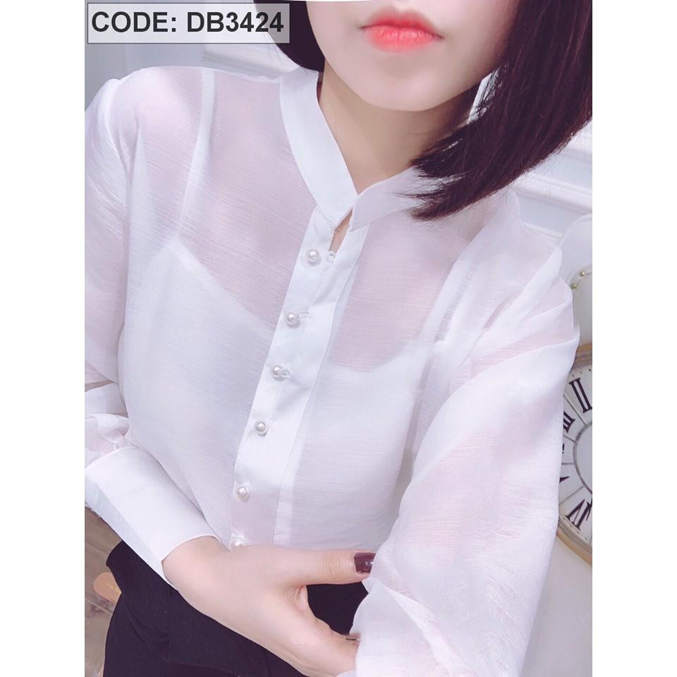 Set Áo Sơ Mi Đóng Nút Phối Quần Tây mã DB3424165