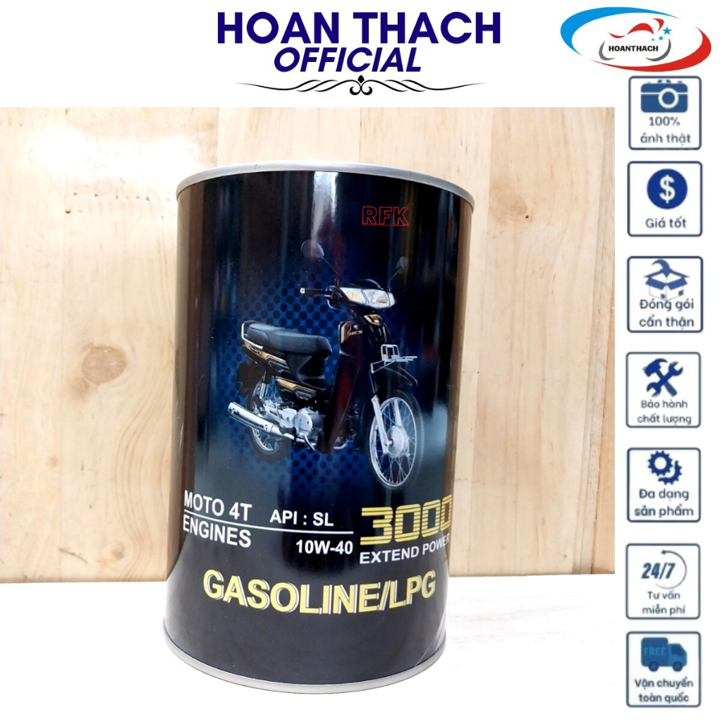 Nhớt Xe Số Comado 4T 10W - 40 1L Hộp Đen HOANTHACH SP019268