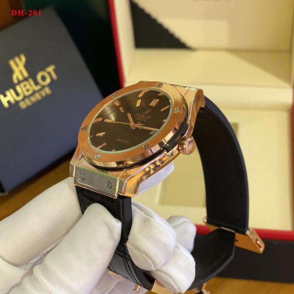 [Free Ship] Đồng hồ nam Hublot - nam size 42mm - dh201 hàng đẹp fullbox