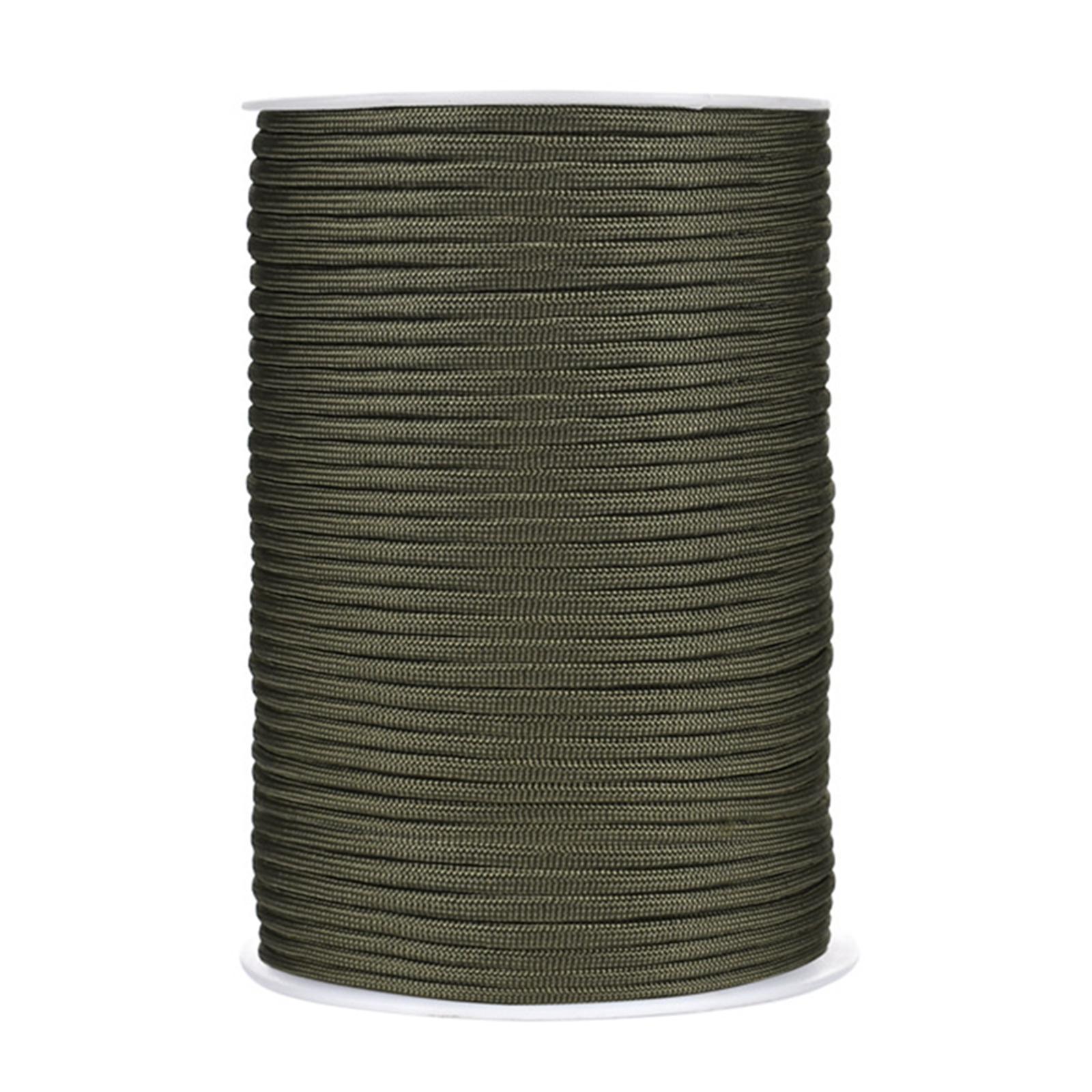 550 Parachute Cord Awning Gazebo Backpacking Fishing Cord Hammock Green