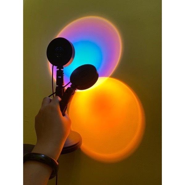 Đèn Hoàng Hôn TIKTOK 4 Màu Mix 16 Màu Led Cầu Vồng Trang Trí Chụp Ảnh