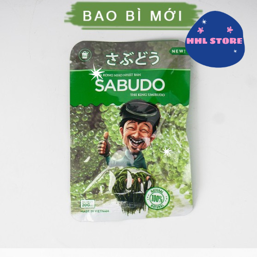 Rong Nho Sabudo Tách Nước Kèm sốt mè - Cung cấp nhiều vitamin, khoáng chất tốt cho tim mạch, tăng cường thị lực, giúp xương chắc khỏe
