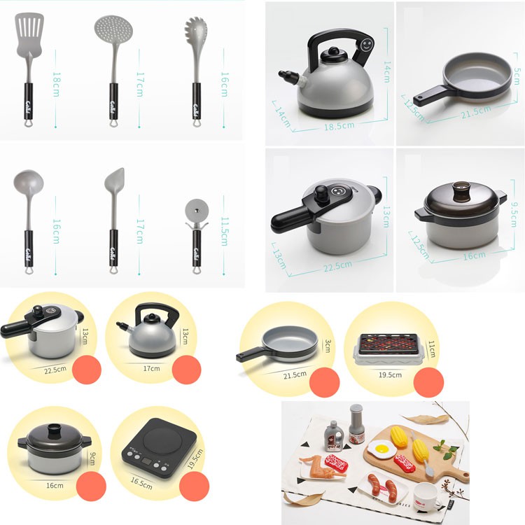 Đồ chơi nấu ăn Đồ chơi bé gái Kitchen set kích thước lớn như thật