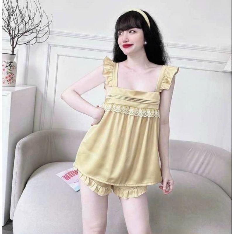 Set bộ đùi đũi nhật , có túi quần mặc nhà , siêu xinh , dễ thương Ann shop M006 - Mã 5