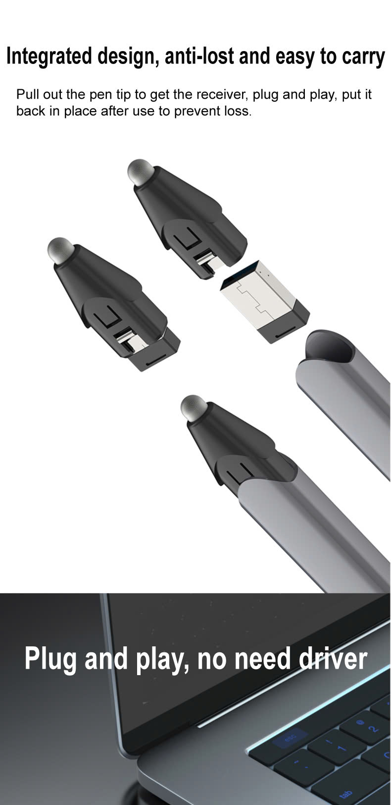 Bút Trình Chiếu kiêm Bút Cảm Ứng Laser VSON N52 - Hàng chính hãng