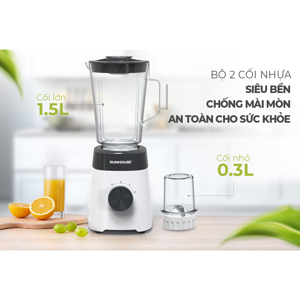 Máy xay sinh tố đa năng Sunhouse SHD5114 - Hàng chính hãng