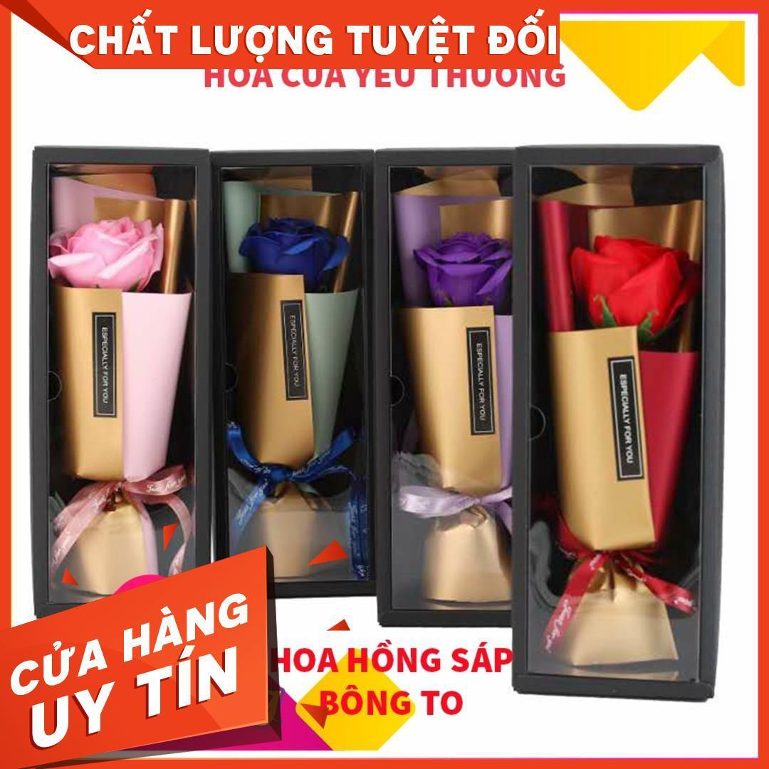 Hoa Hồng SápCao CấpĐơn Bông To Quà Tặng Ý Nghĩa 20-10 Cho Người Thương