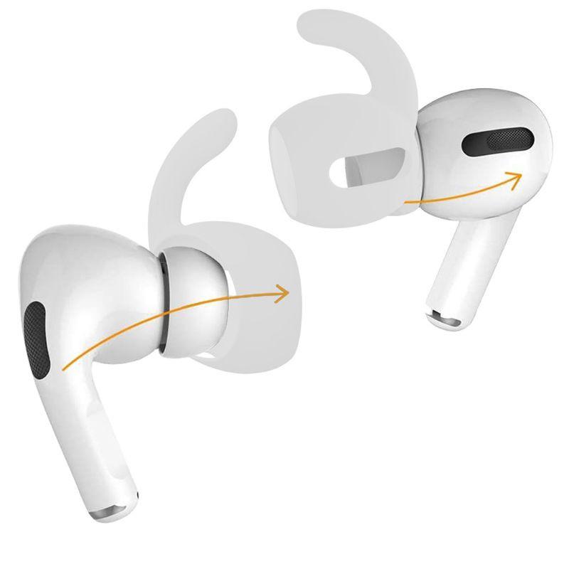 H.S.V✺3Pair Soft Silicone Earbuds Headphone Earpods Cover Eartip Cap for Airpods Pro