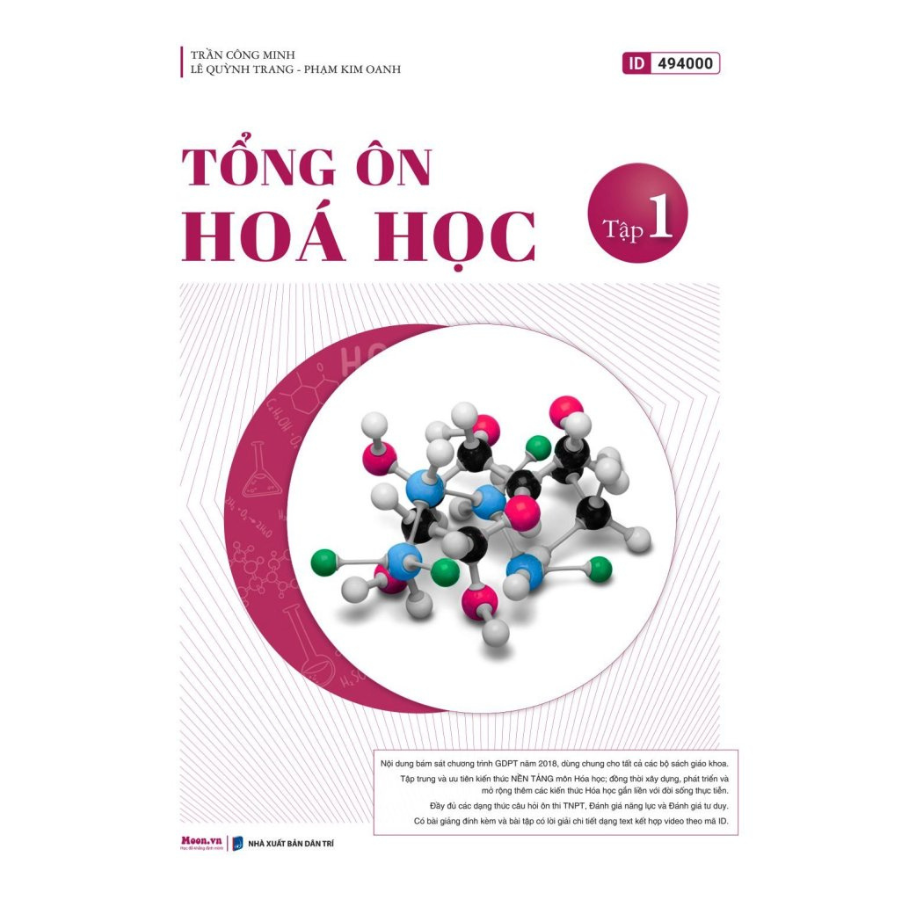Sách - Combo Tổng ôn Hóa học - Tập 1 + 2 (Moon)