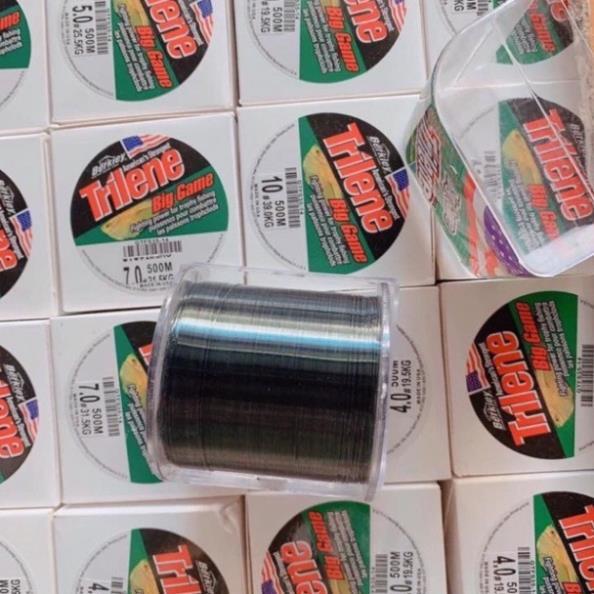 Cước câu cá siêu bền loại dài 500m hàng mỹ TRILENE Big game tàng hình cước câu cá hàng nhập khẩu  chất lượng giá rẻ