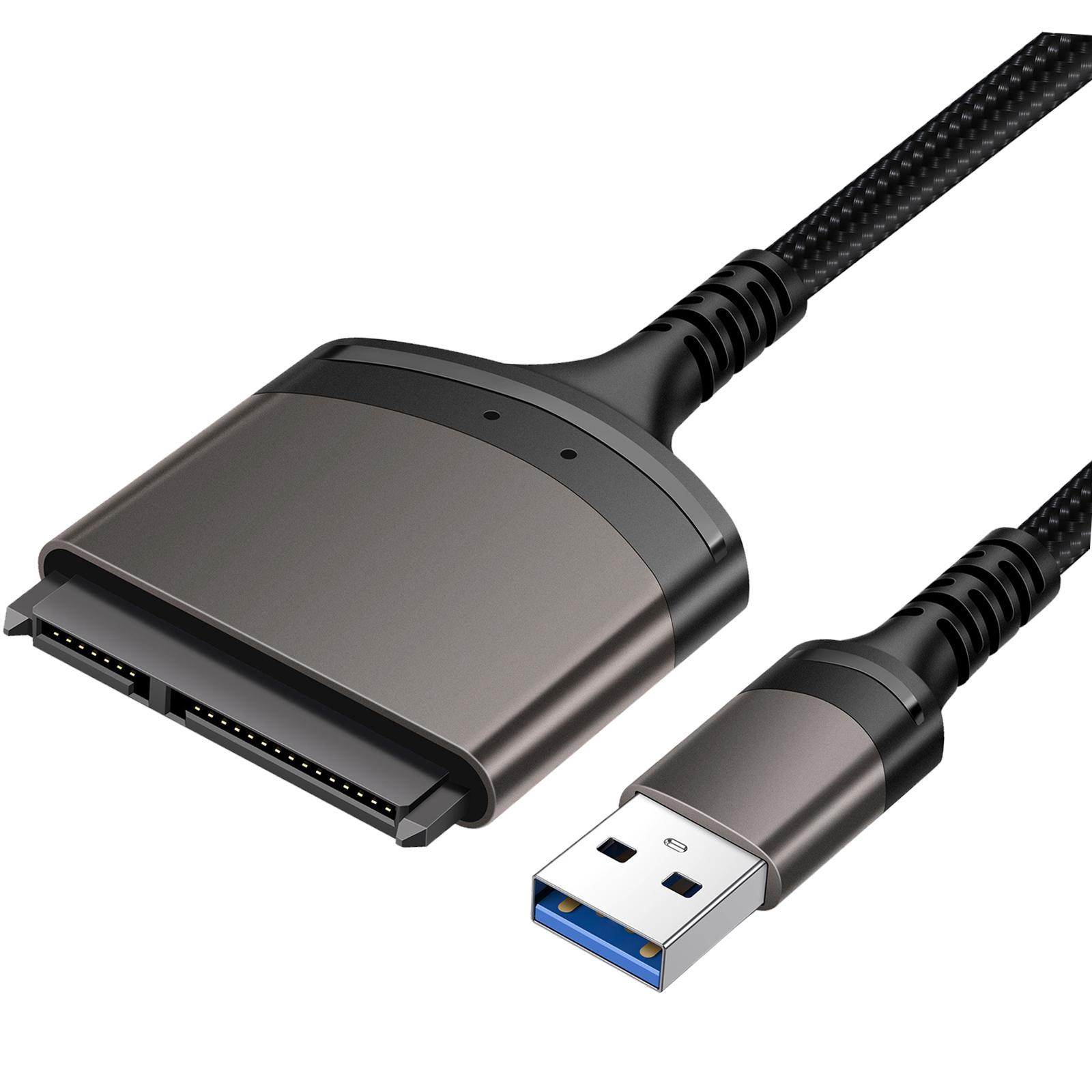 Universal USB 3.0 to Serial ATA Adapter 2.5" High Power Adapter Data Converter Quick Connection Easy to Use for PC / ROM