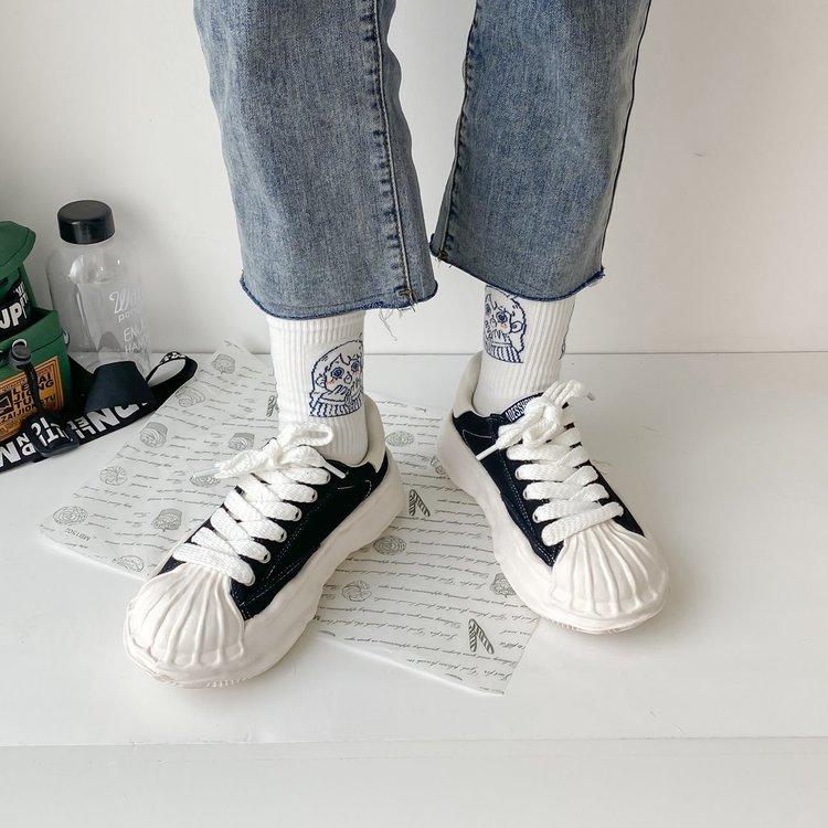 Giày Thể Thao Vải Bạt Thời Trang Hàn Cho Nữ