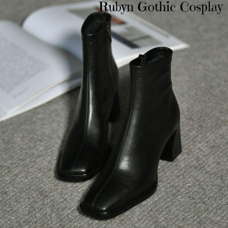 Giày Boots Cao Gót Thu Đông hot trend ( Size 34 - 39 ), B17