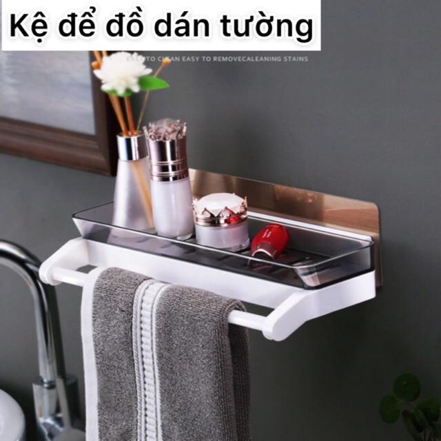 Kệ dán tường đa năng, kệ để đồ phòng tắm, kệ nhựa, kệ để đồ nhà bếp, kệ để đồ phòng bếp phong cách hiện đại