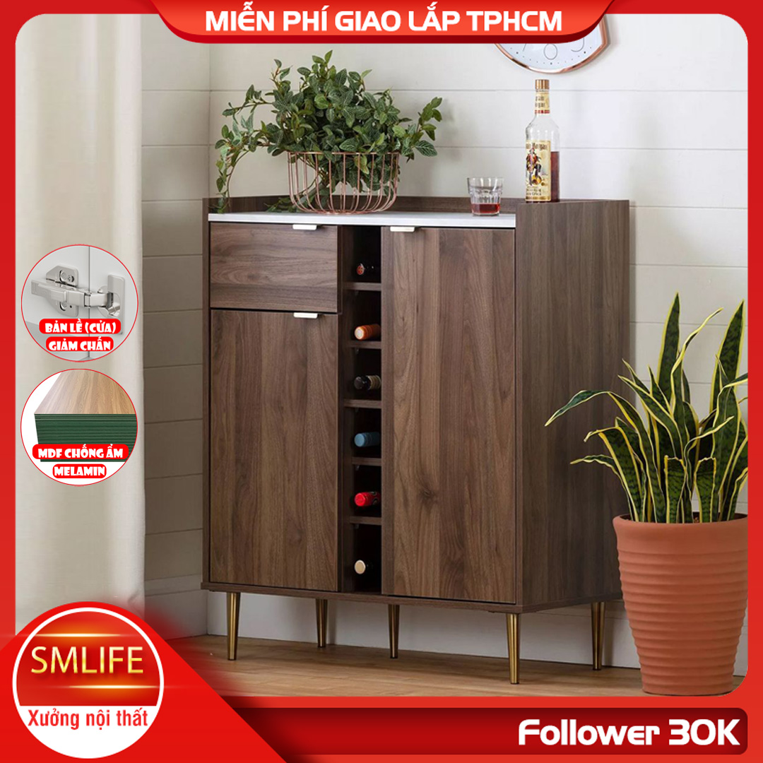 Tủ đựng đồ nhà bếp bằng gỗ công nghiệp MDF SMLIFE Dupre
