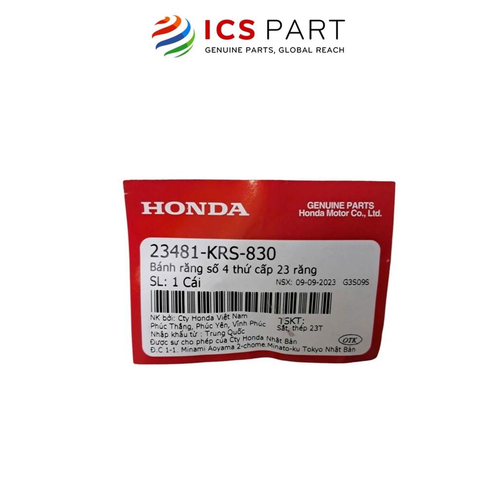 Bánh Răng Số 4 Thứ Cấp 23 Răng HONDA Wave A,Ws, Rs100 (23481KRS830)