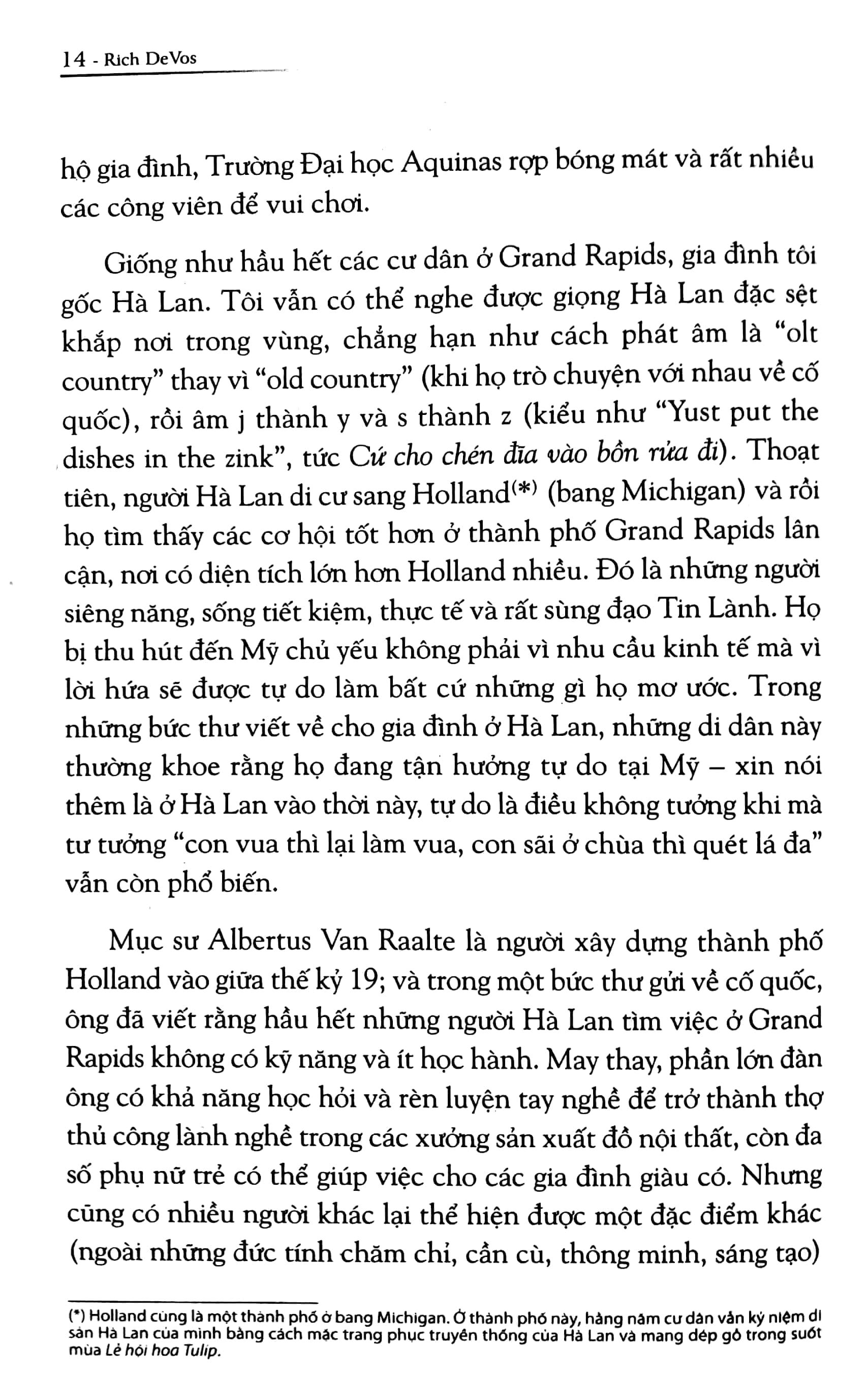 Hồi Ký Rich DeVos - Con Đường Tỷ Phú