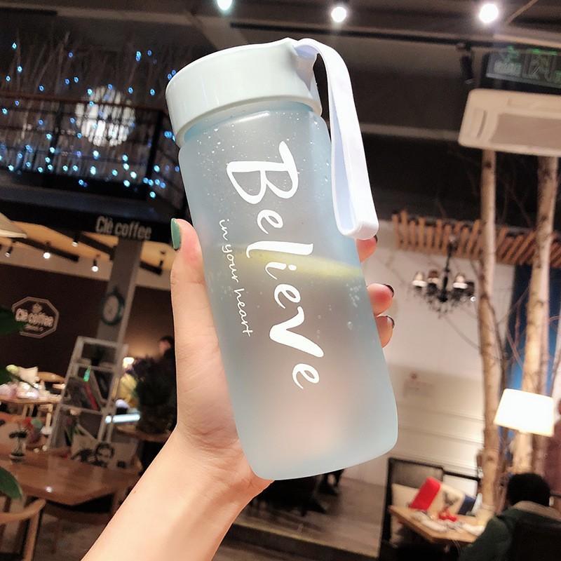 Ưu Đãi Đặc Biệt Lưới Lúa Mì Đỏ Mờ Cốc Nhựa Cá Tính Sáng Tạo Xu Hướng Di Động Cốc Nước Cô Gái Trái Tim Học Sinh Đơn Giản Rừng Cốc